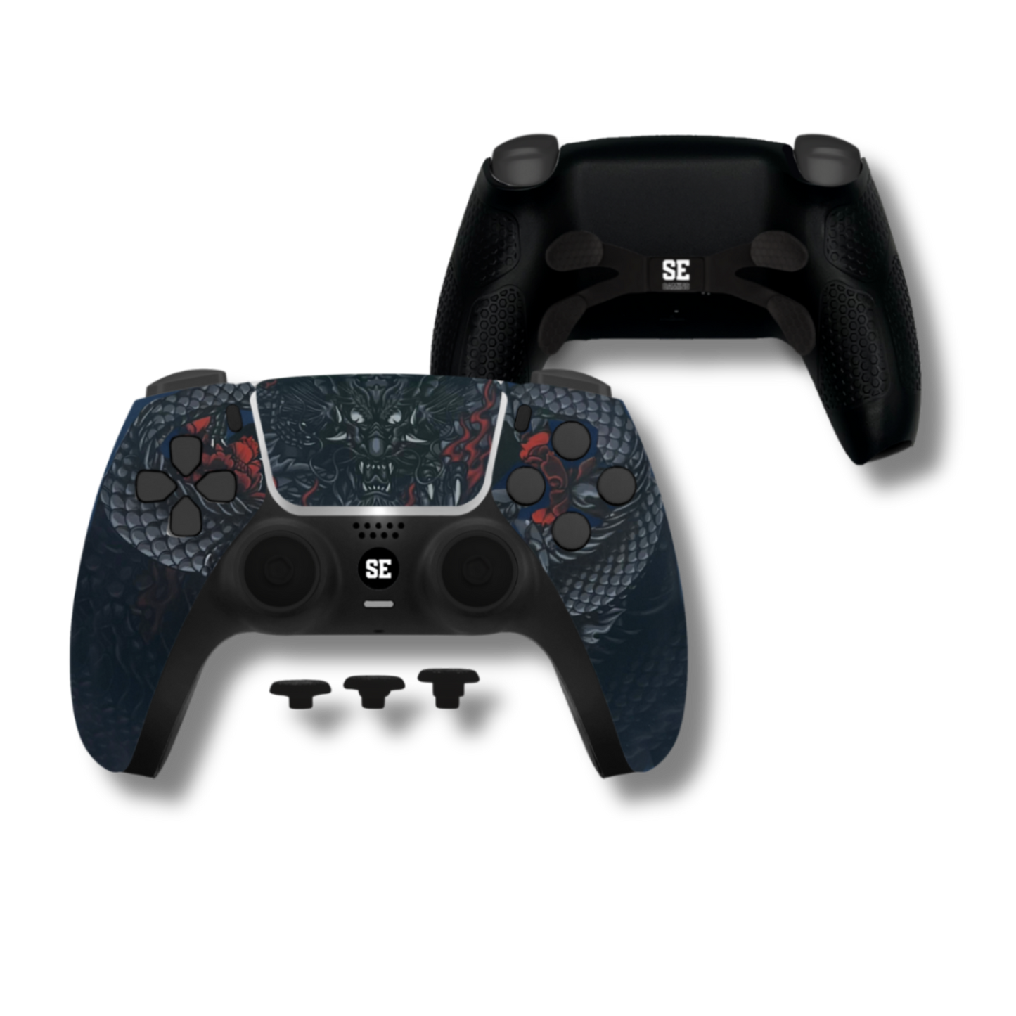 PS5 SEG Custom Controller Black Devil