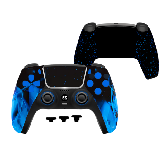 Blue Flame mit LED's | SEG PS5 Custom Controller