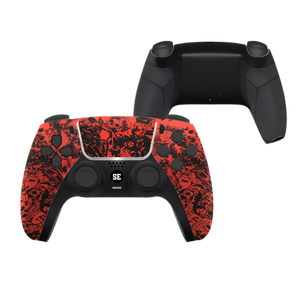 SEG PS5 Custom Controller | Red Skull