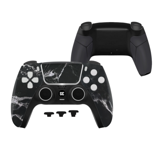 Black White Marble | SEG PS5 Custom Controller