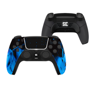 SEG PS5 Custom Controller | Blue Fire