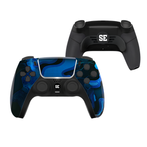 SEG PS5 Custom Controller | Blue Camouflage