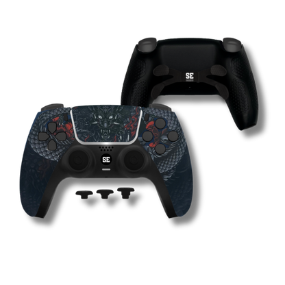 PS5 SEG Custom Controller Black-Devil