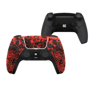 SEG PS5 Custom Controller | Red Skull