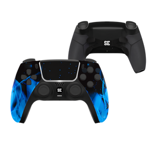 SEG PS5 Custom Controller | Blue Fire