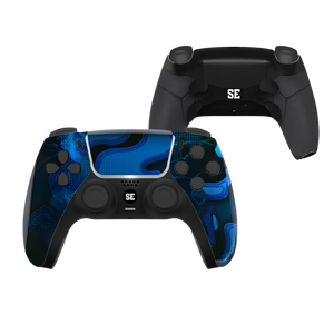 SEG PS5 Custom Controller | Blue Camouflage
