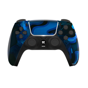 SEG PS5 Custom Controller | Blue Camouflage