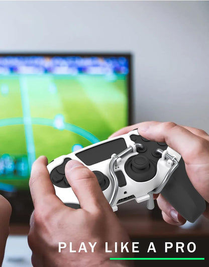 EXknight Leverback FPS Paddles Attachment, Back Buttons Gaming Paddles für PS5 Controller (Weiß)