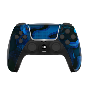 SEG PS5 Custom Controller | Blue Camouflage
